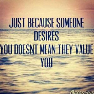 don't value